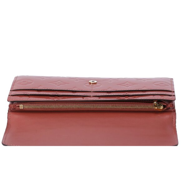 Louis Vuitton Sarah Monogram Vernis Long Wallet M90429 Viu Rose - Picture 5 of 7